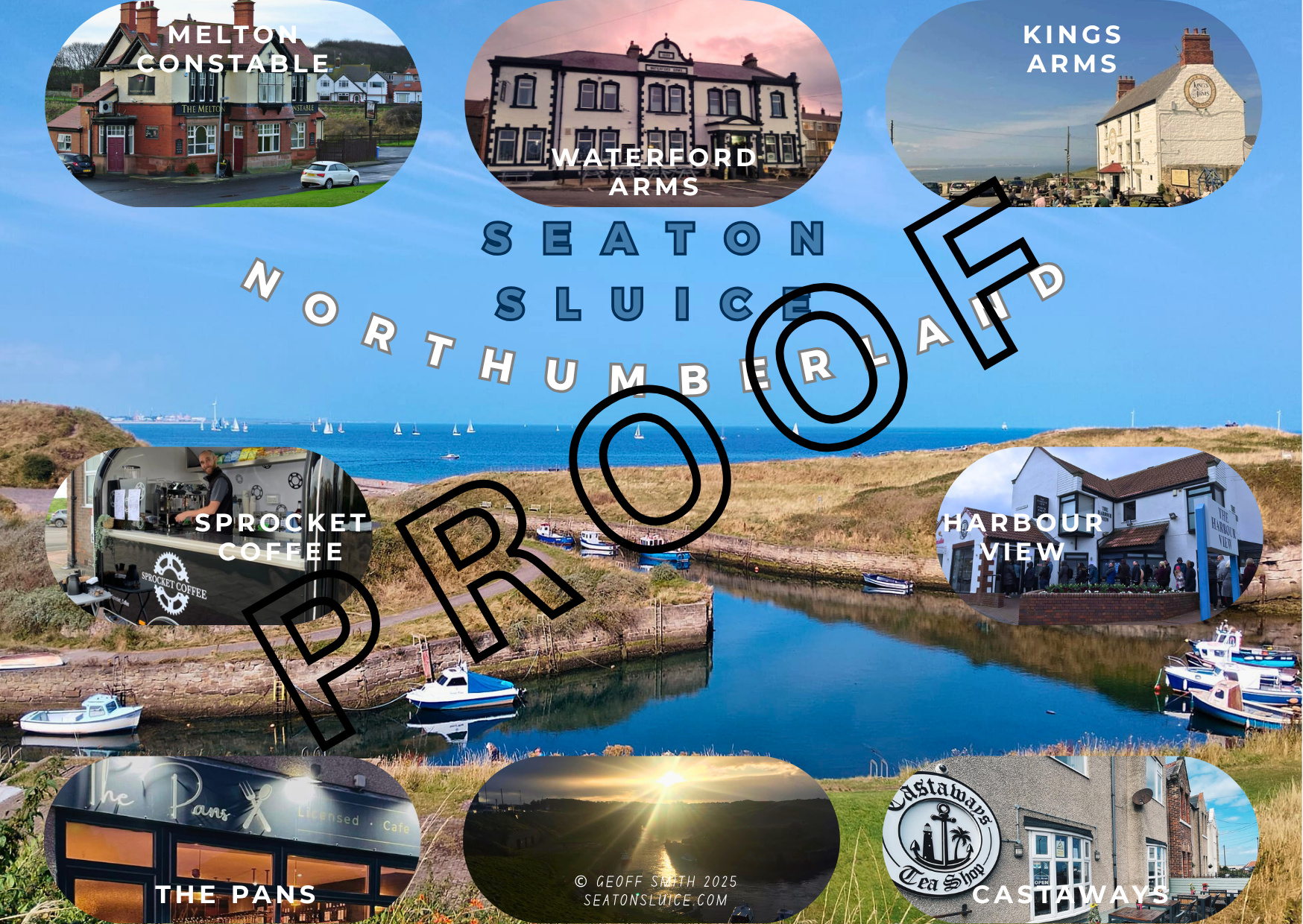 Seaton Sluice Postcard 01